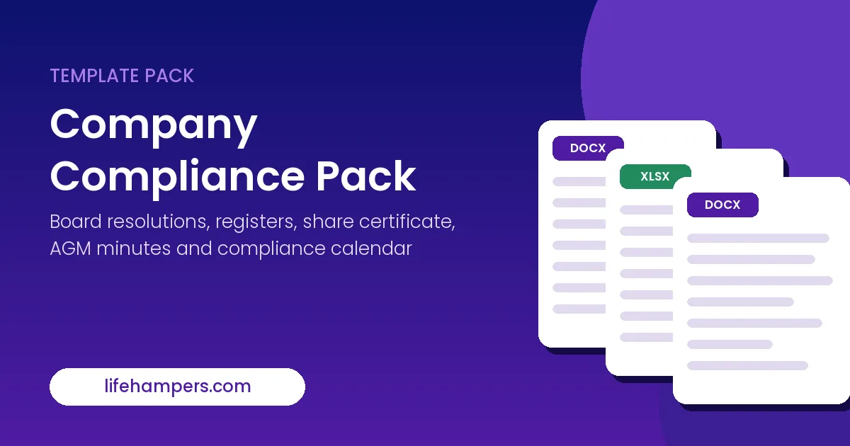 Company Post-Registration Compliance Pack (CAC) cover