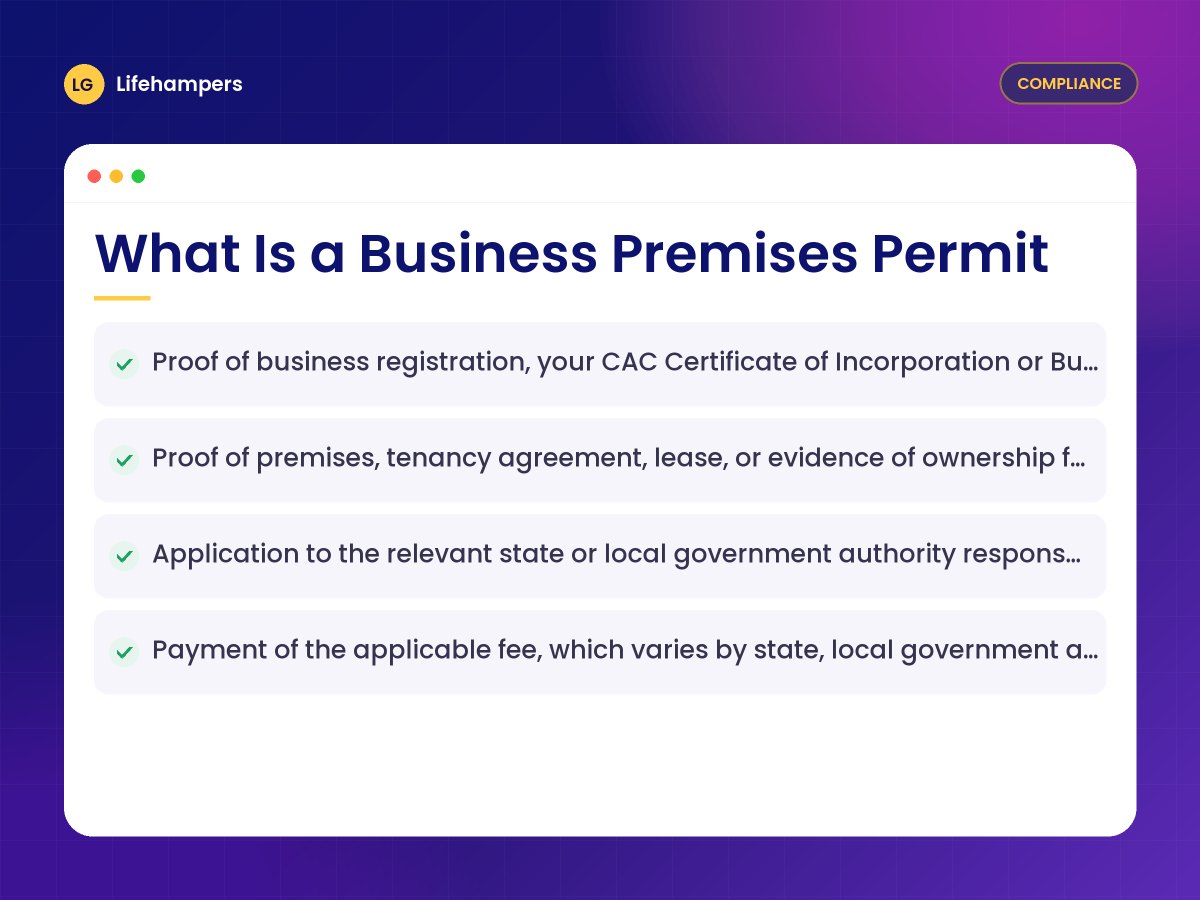 What Is a Business Premises Permit