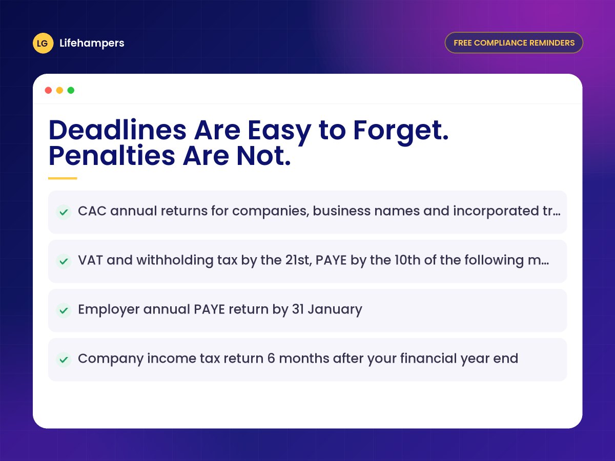 Deadlines Are Easy to Forget. Penalties Are Not.