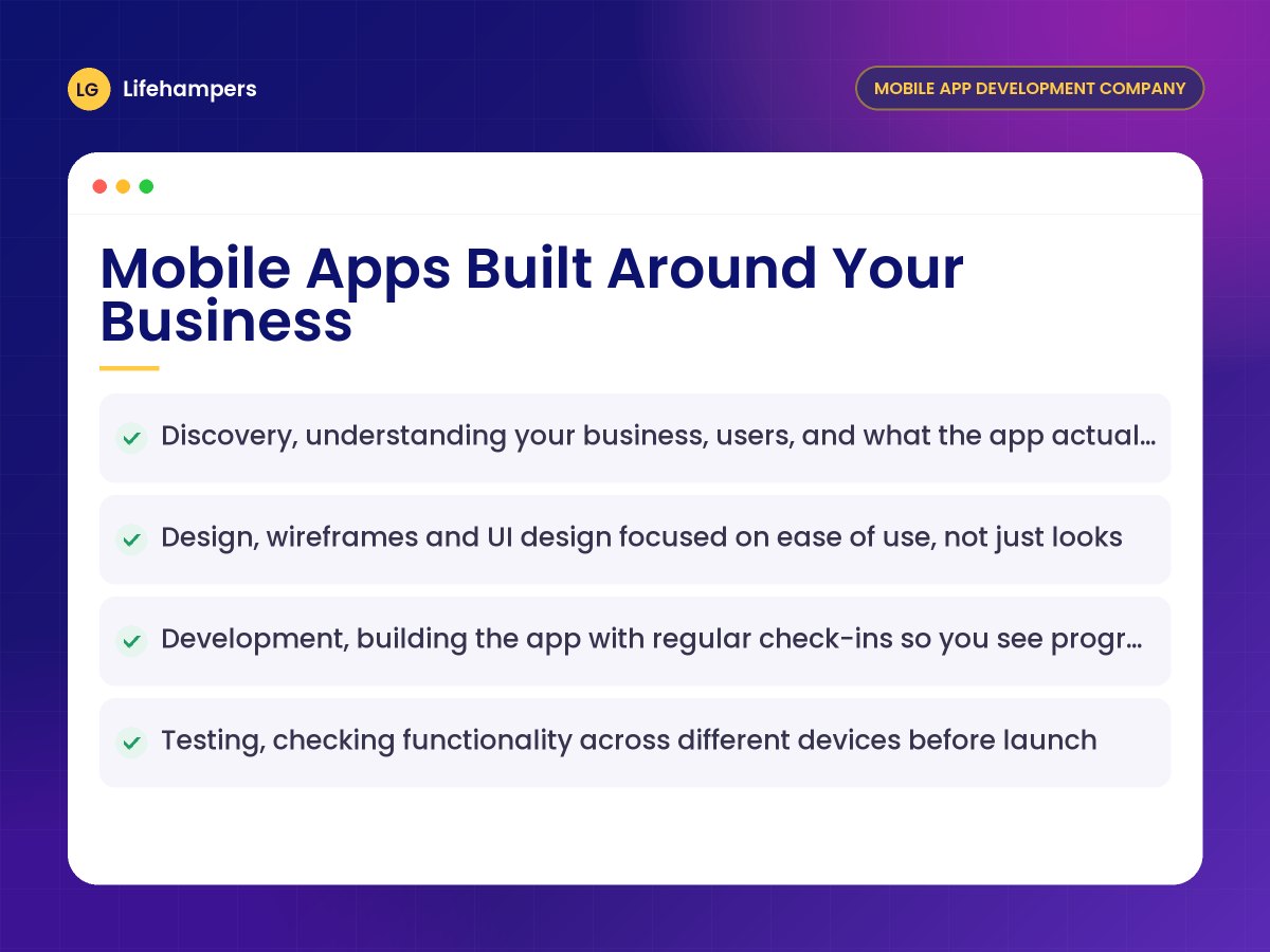 Mobile Apps Built Around Your Business