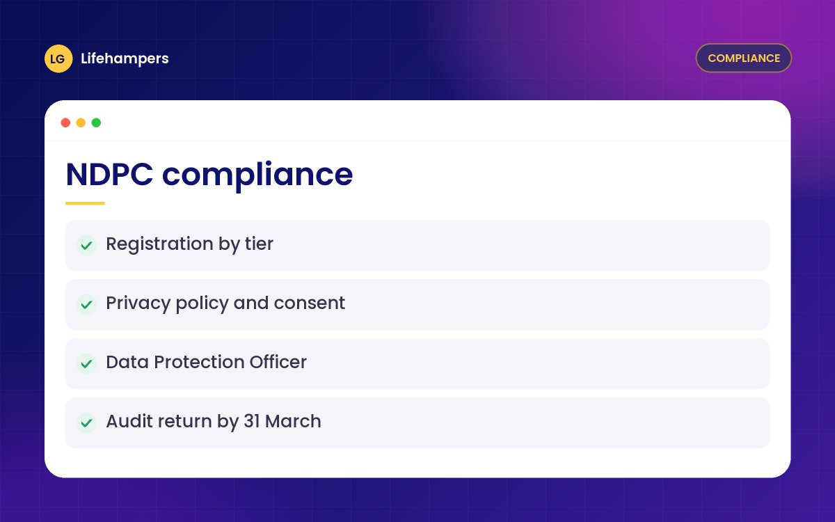 NDPC compliance