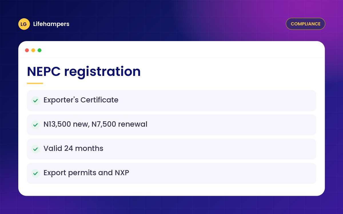 NEPC registration