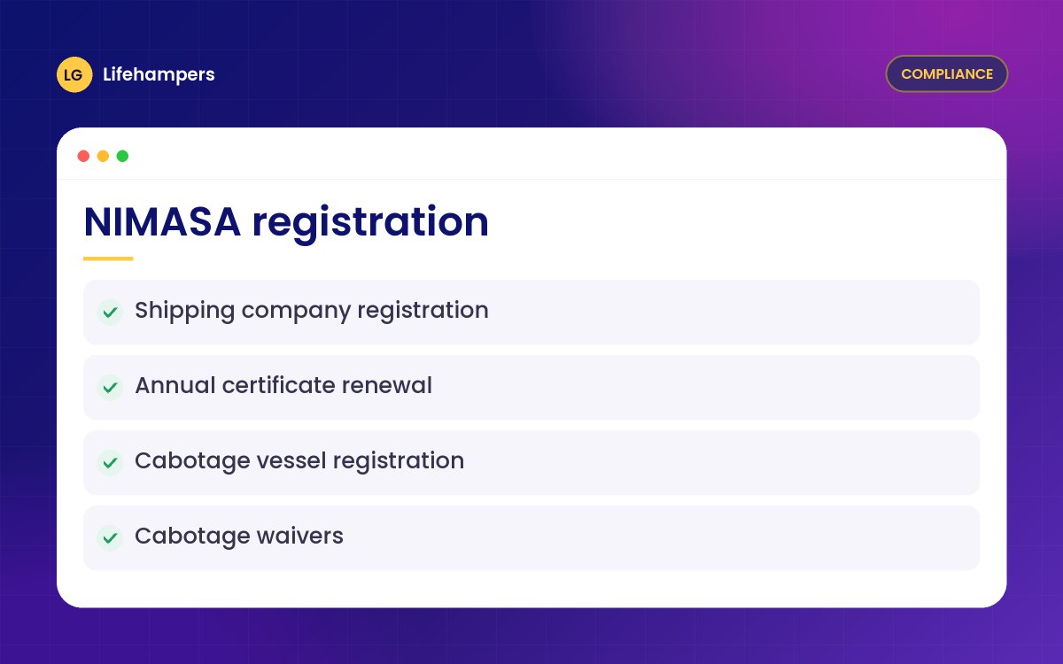 NIMASA registration