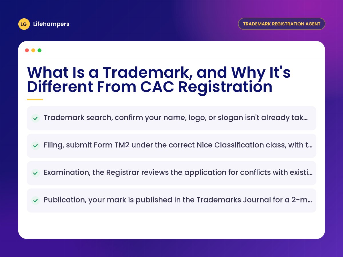 What Is a Trademark, and Why It's Different From CAC Registration