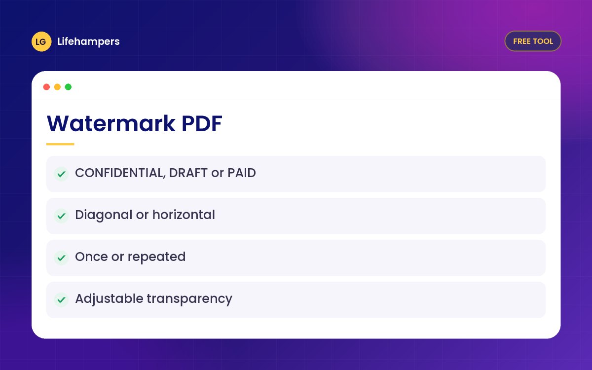 Watermark PDF Free