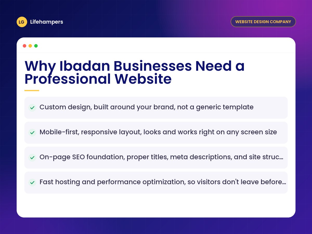 Why Ibadan Businesses Need a Professional Website